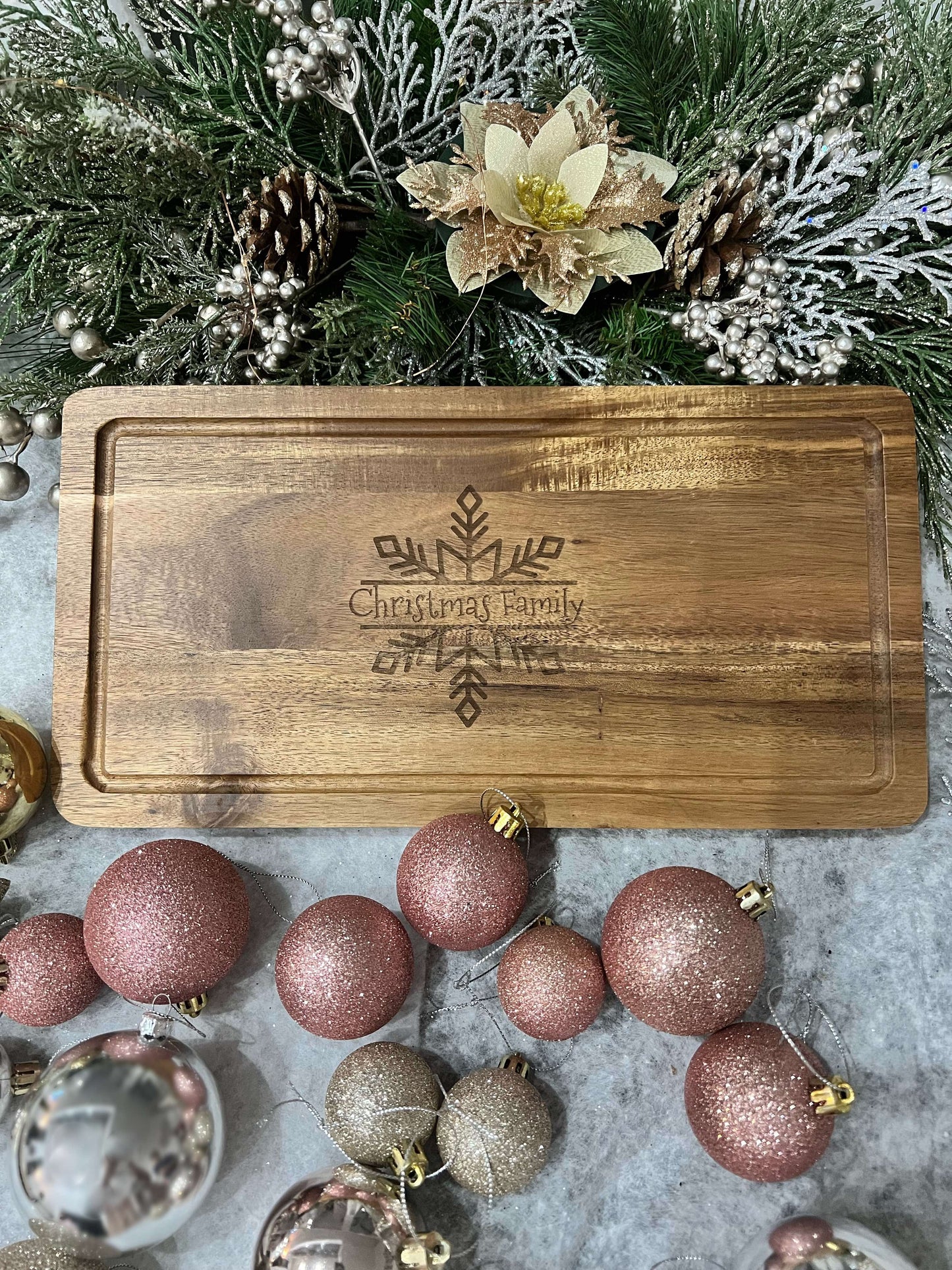 Engraved Christmas Cheeseboards