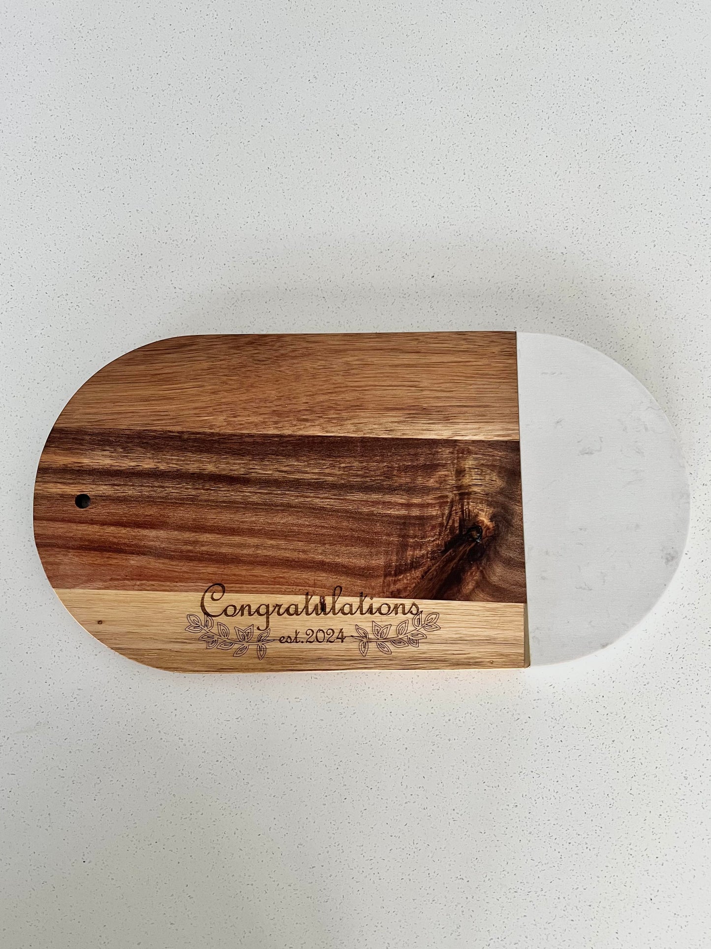 Cheeseboard Wood and Marble