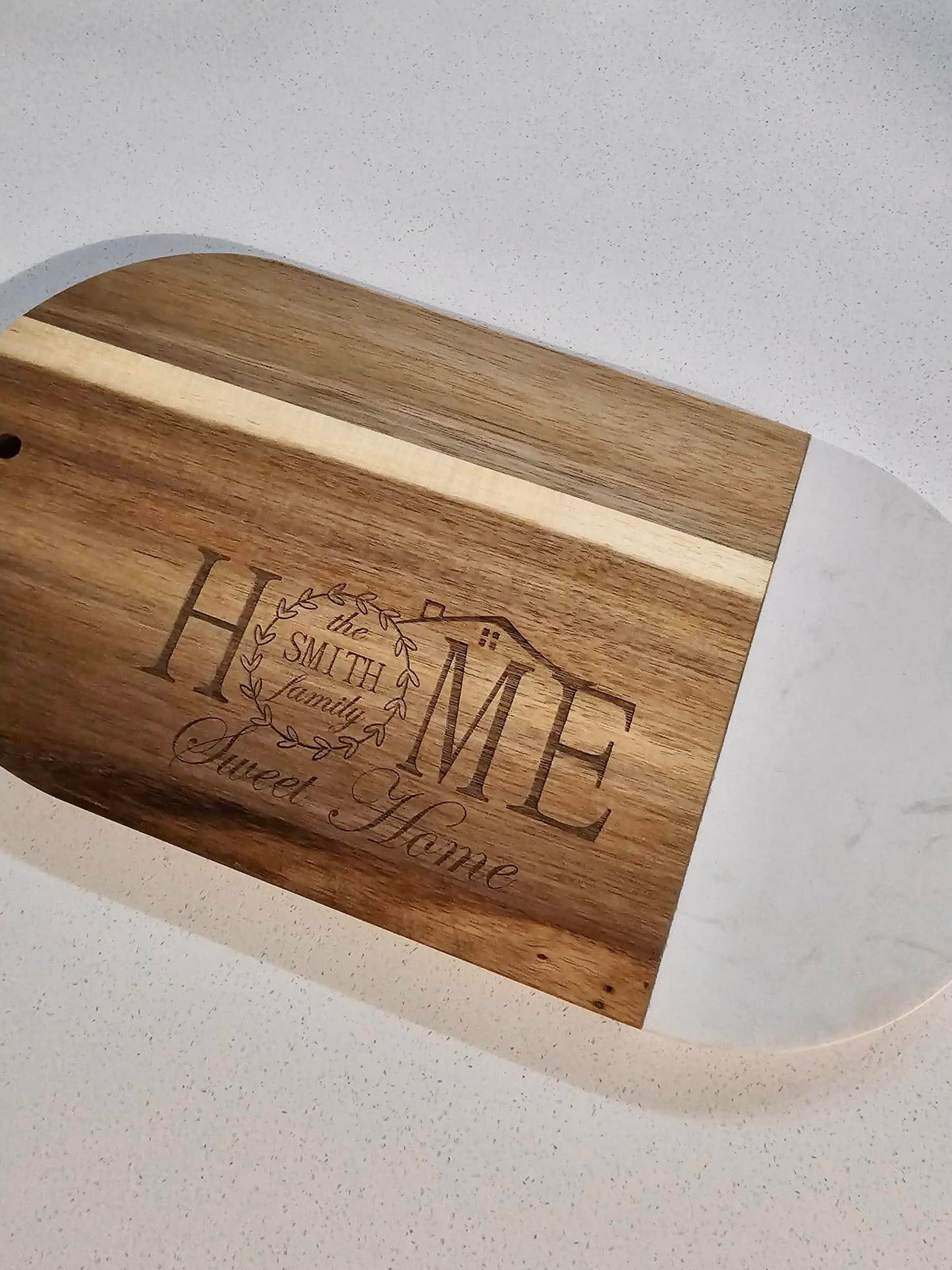 Cheeseboard Wood and Marble