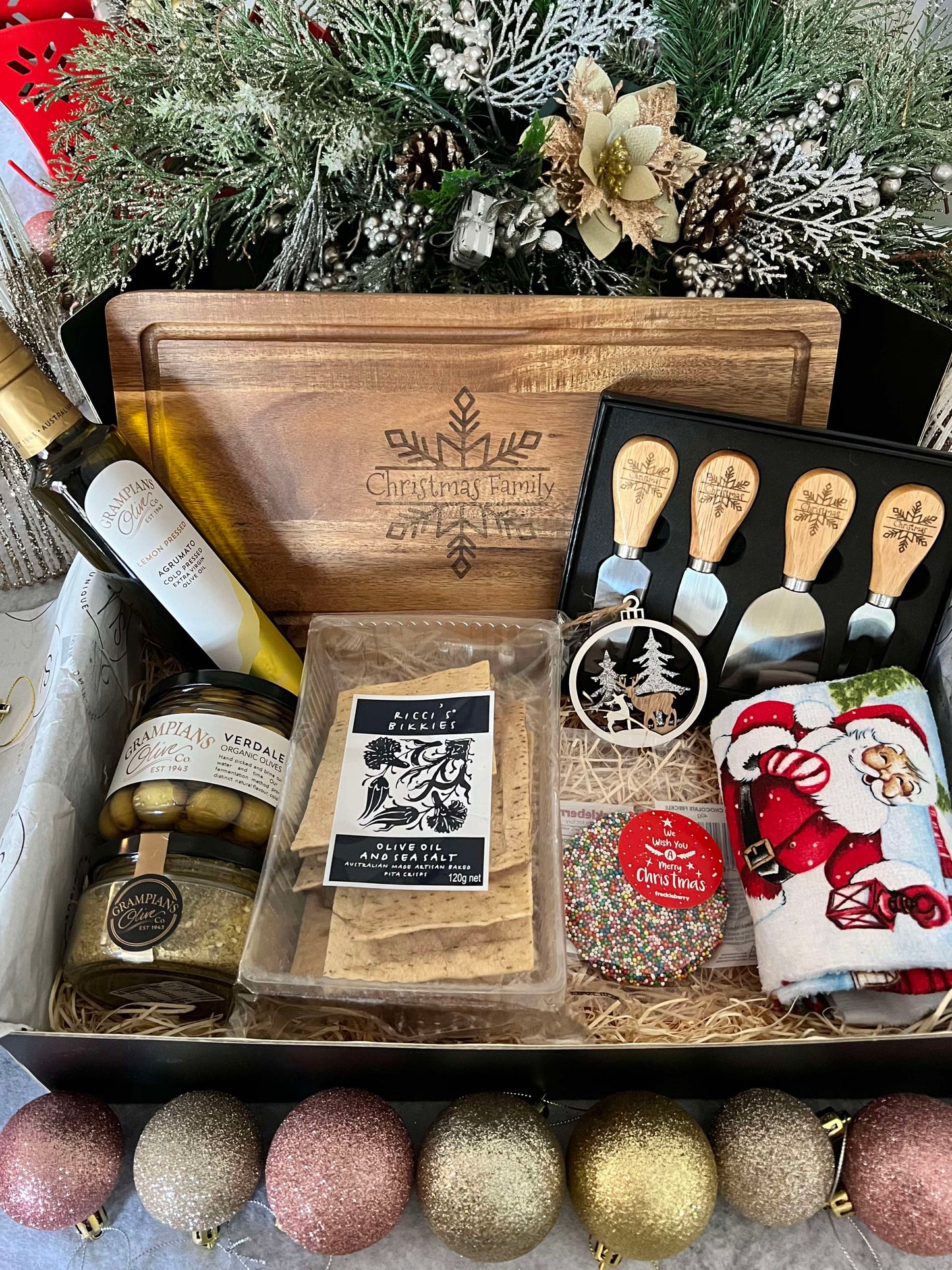 Personalised Christmas Gourmet Gift Hamper