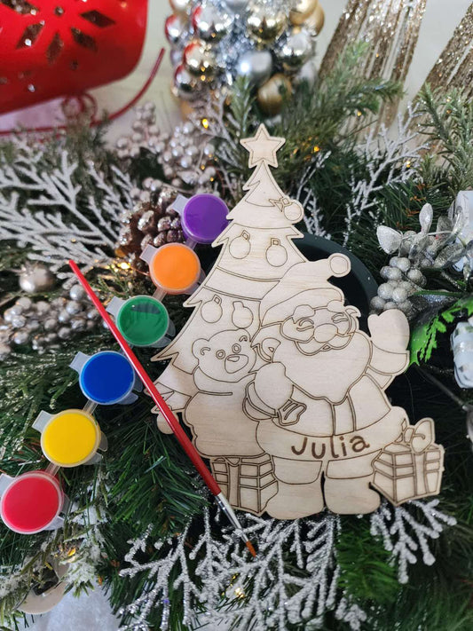 Personalised Christmas Painting Set