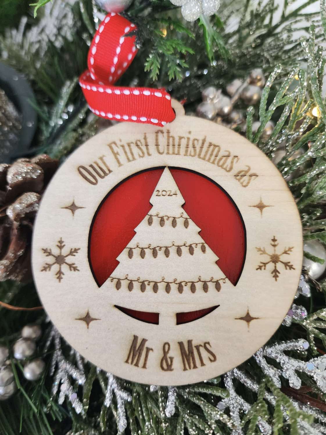 First Christmas as Mr & Mrs Ornament