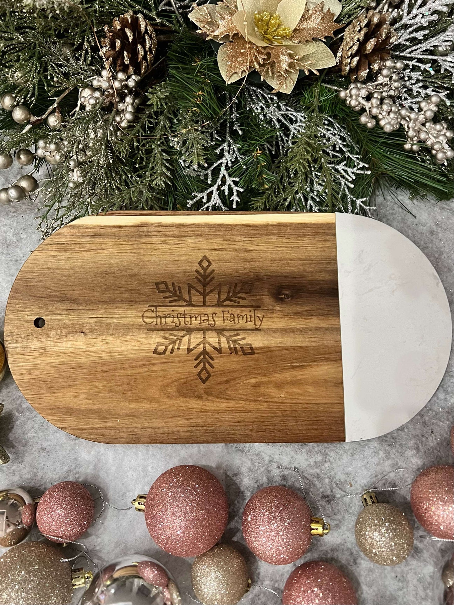 Engraved Christmas Cheeseboards