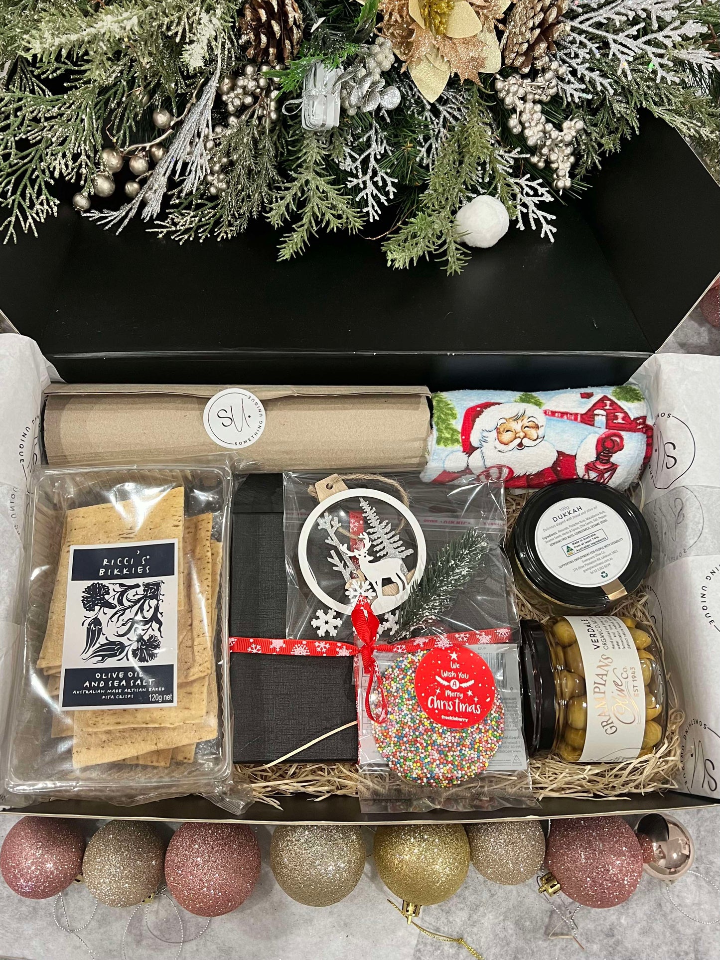 Personalised Christmas Gourmet Gift Hamper