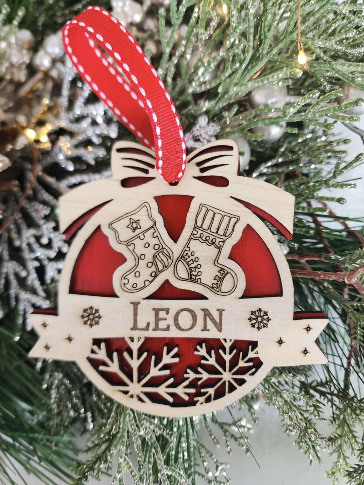 Personalised Christmas Stocking Ornament