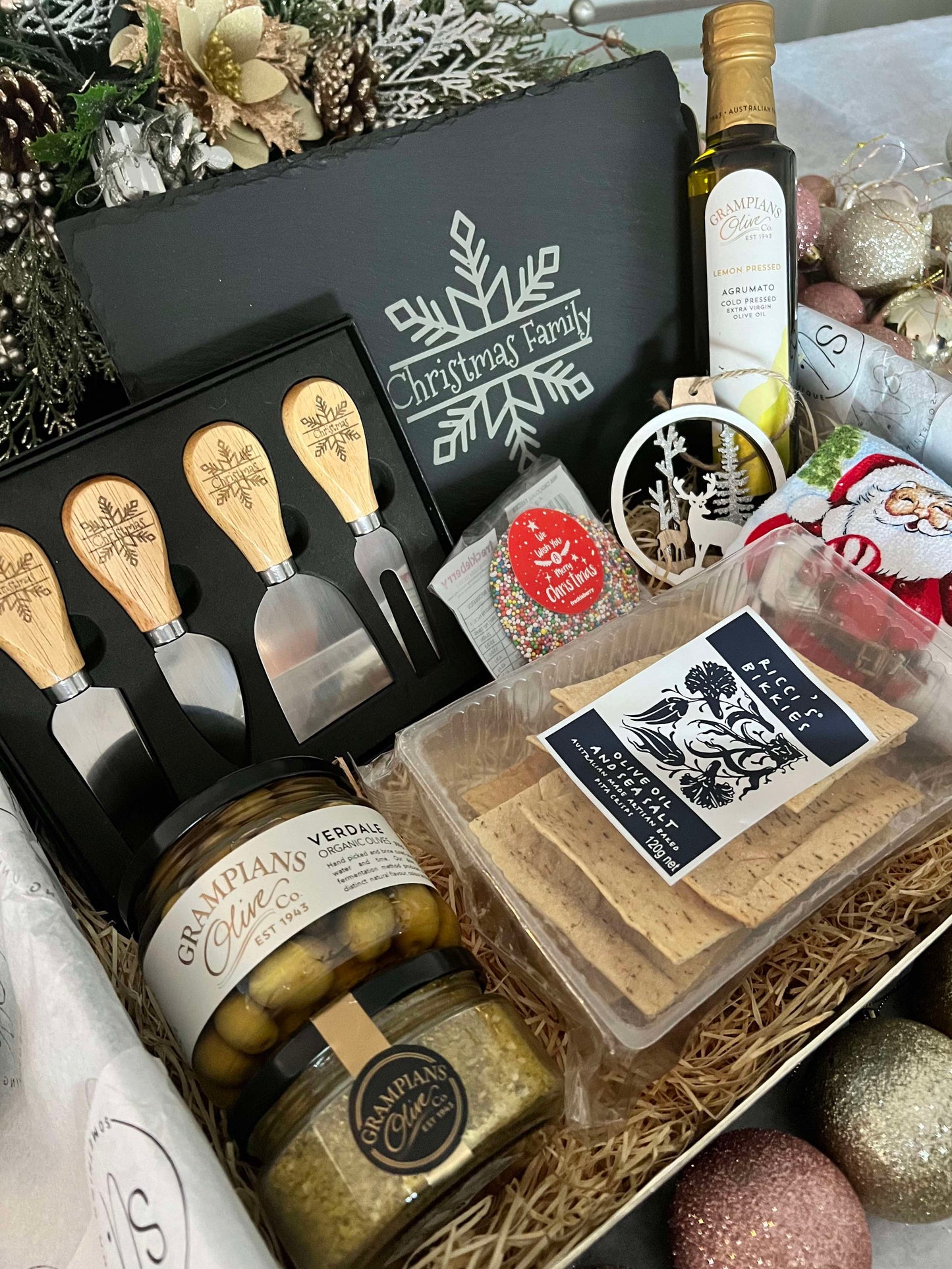 Personalised Christmas Gourmet Gift Hamper