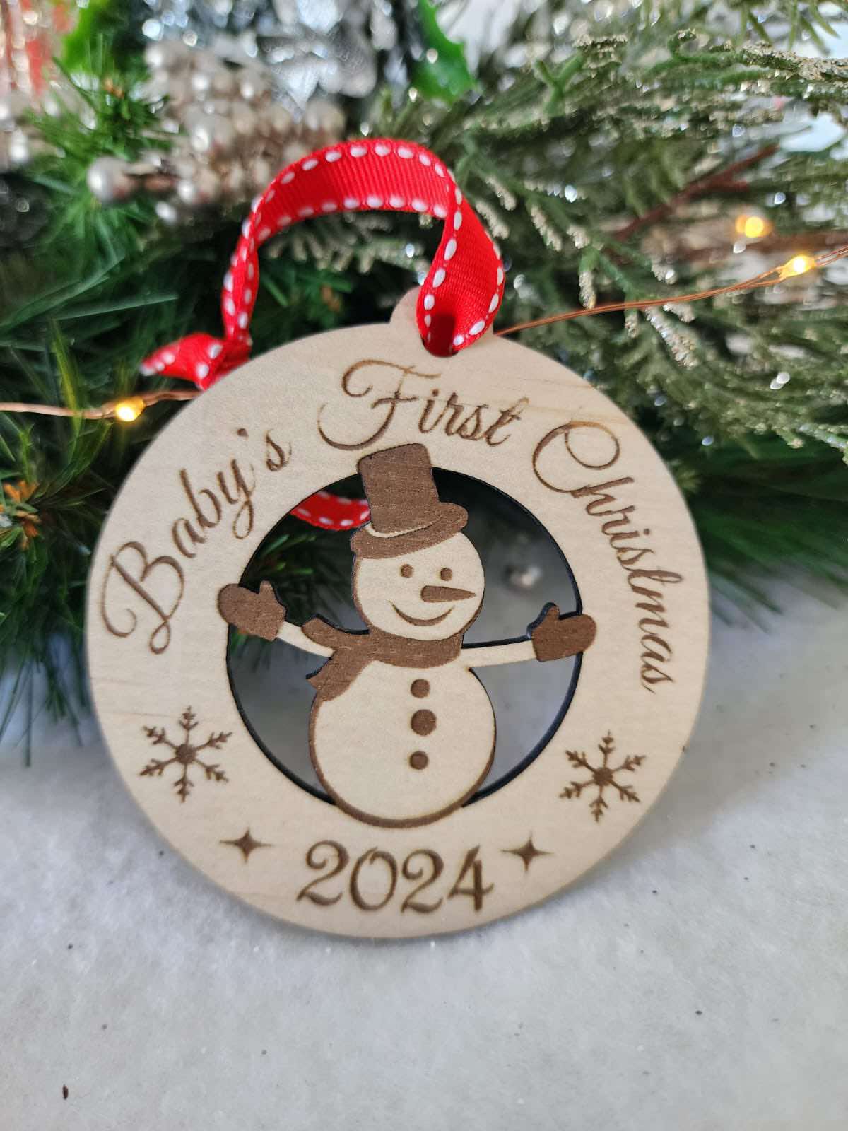 Personalised Baby's First Christmas Ornament