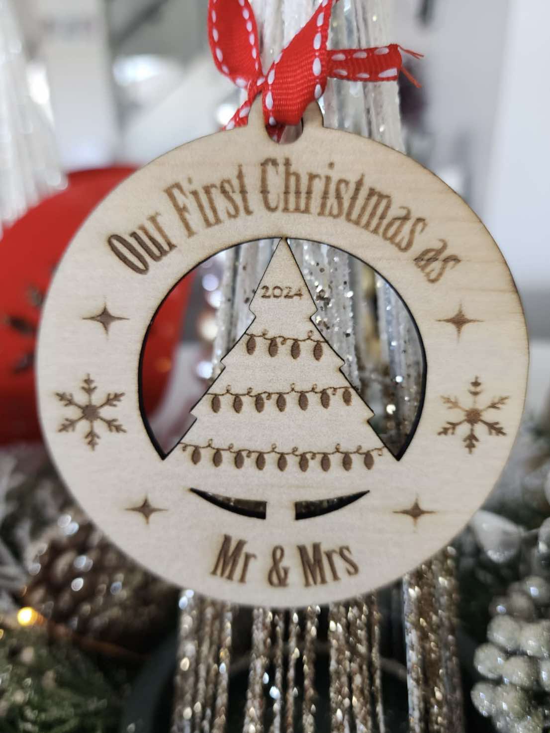 First Christmas as Mr & Mrs Ornament