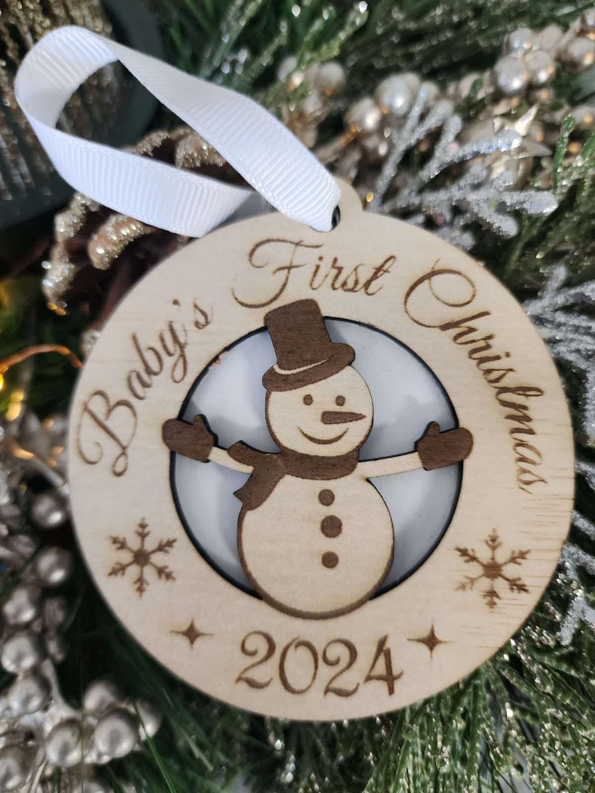 Personalised Baby's First Christmas Ornament