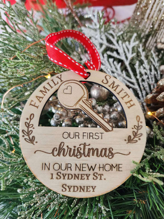 First Christmas in Our New Home Ornament