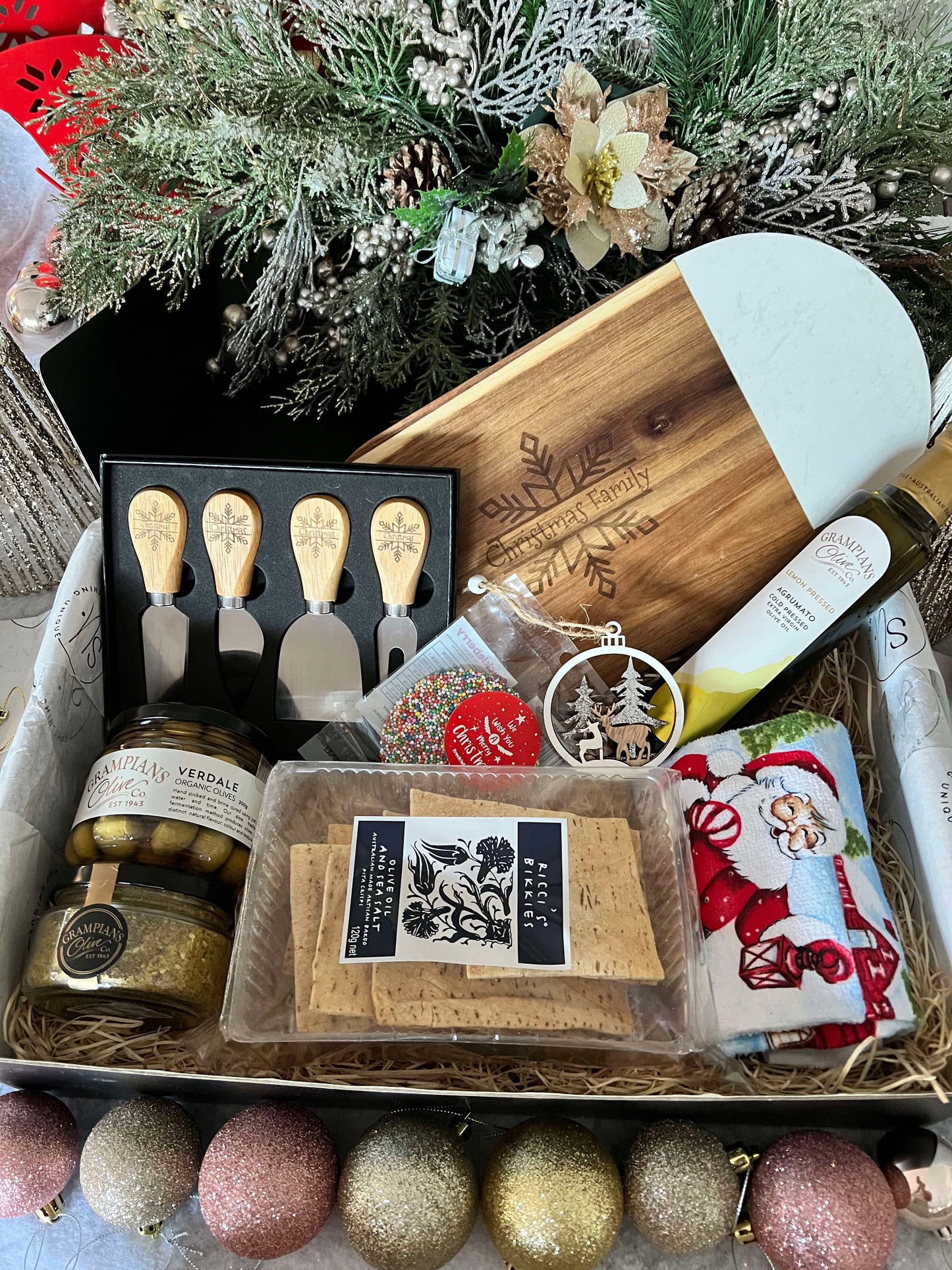 Personalised Christmas Gourmet Gift Hamper