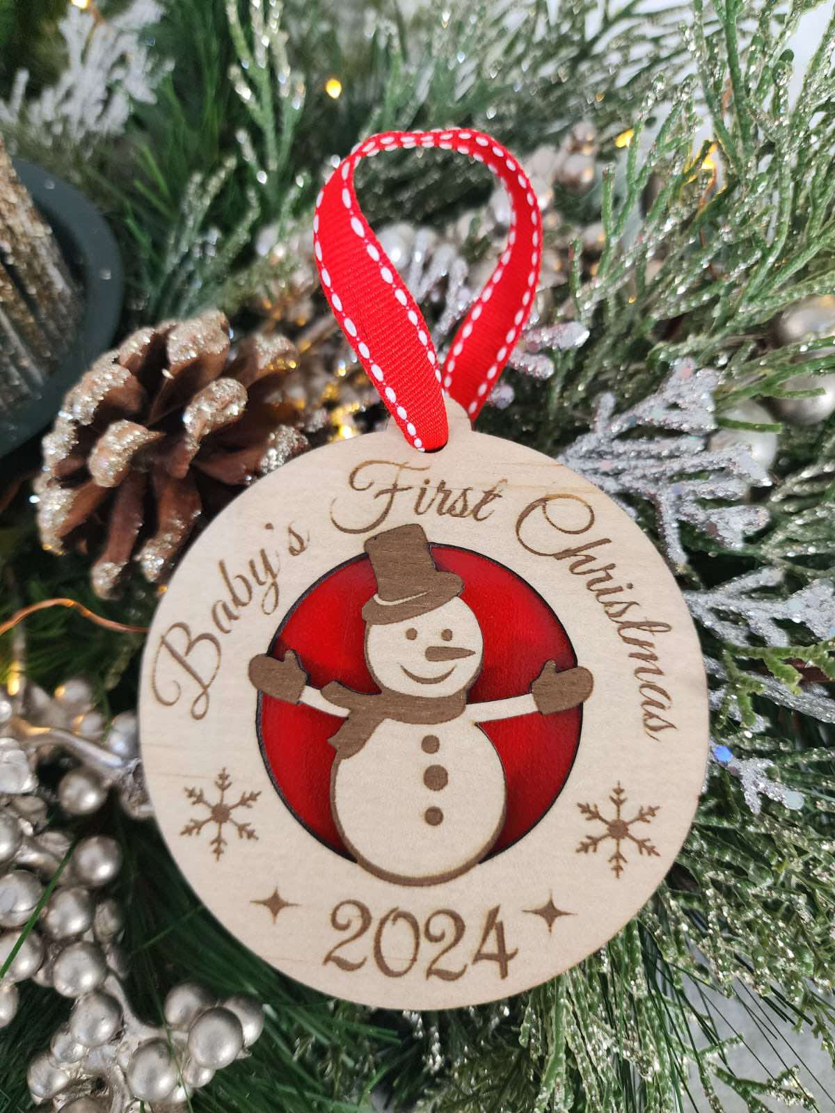 Personalised Baby's First Christmas Ornament