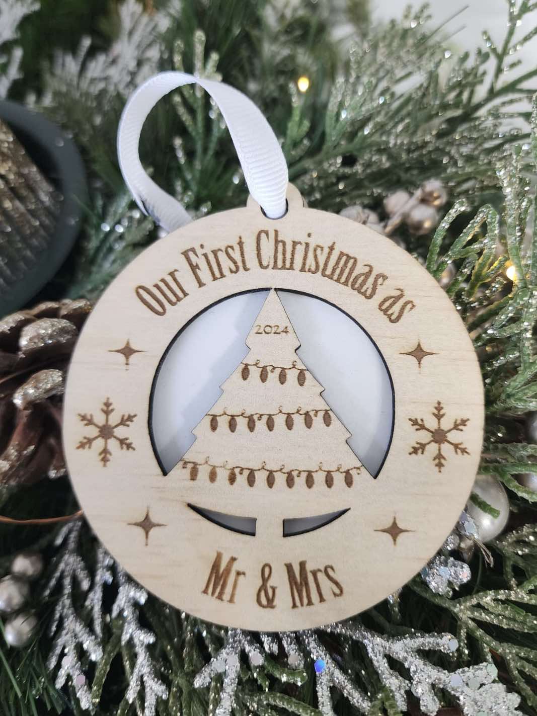 First Christmas as Mr & Mrs Ornament