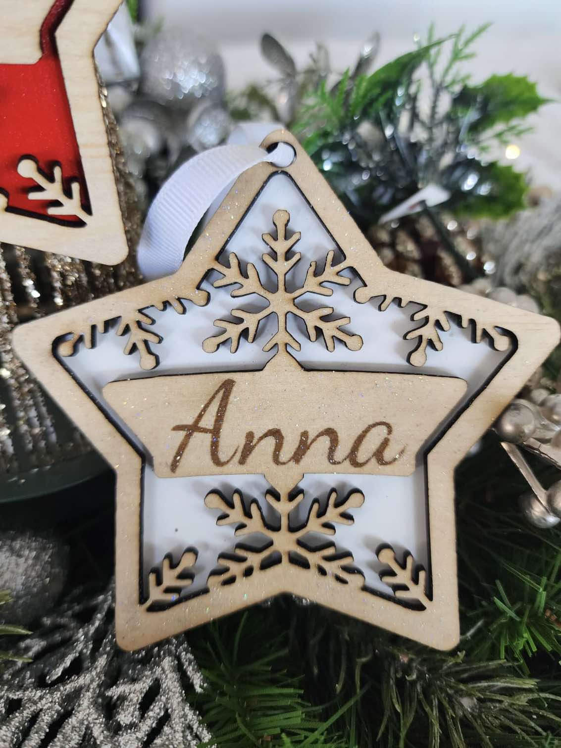 Personalised Star Christmas Ornament