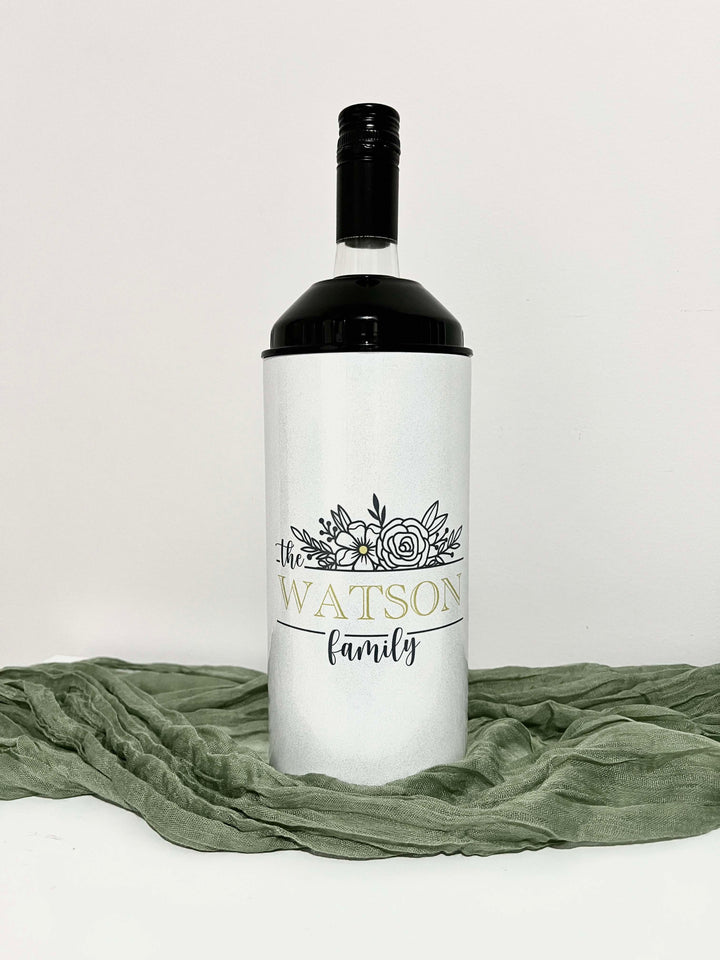 Personalised Wine Cooler: Family