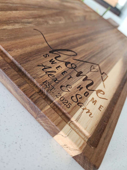 Cheeseboard Rectangle: Home Sweet Home