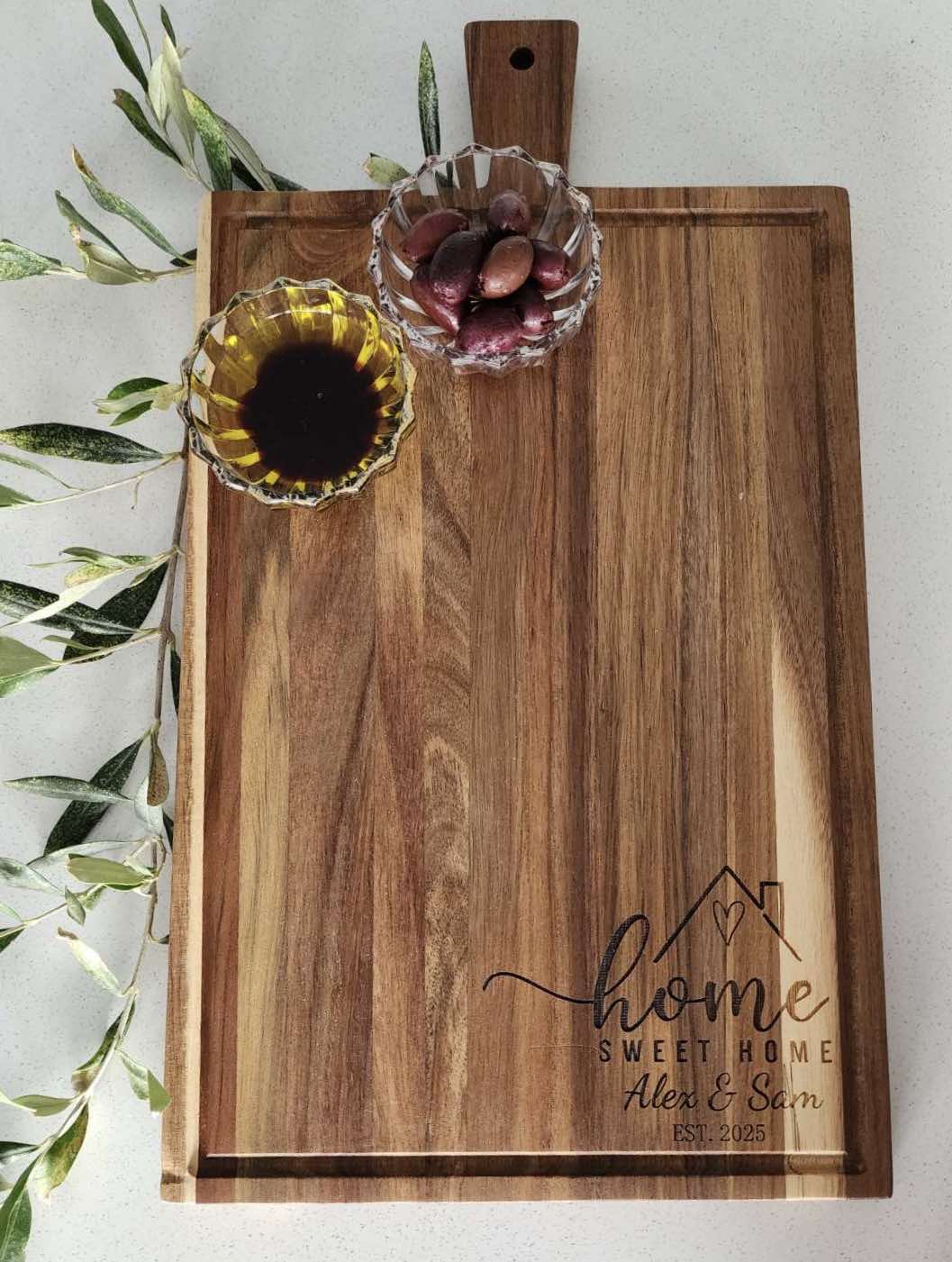 Cheeseboard Rectangle: Home Sweet Home