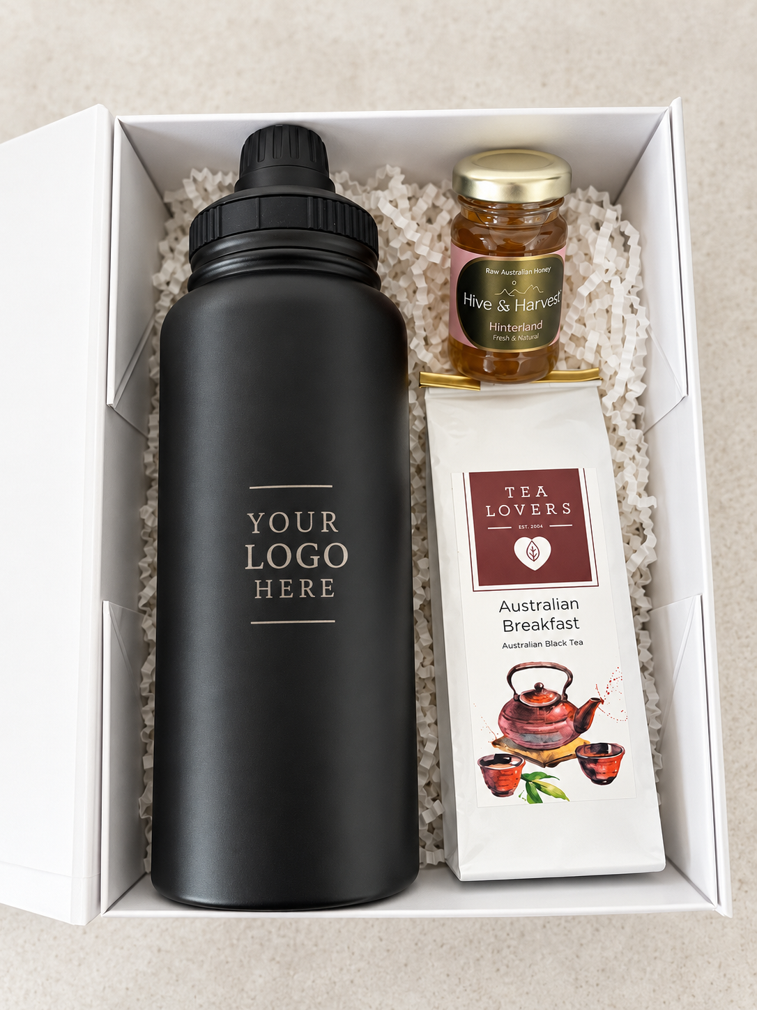 1L Stainless Steel Bottle Hydro Gift Set