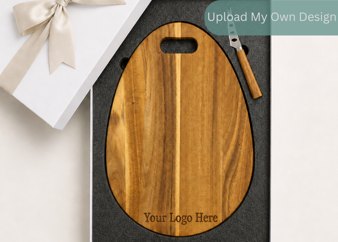 Personalised Cheeseboard Gift Box Set Droplet