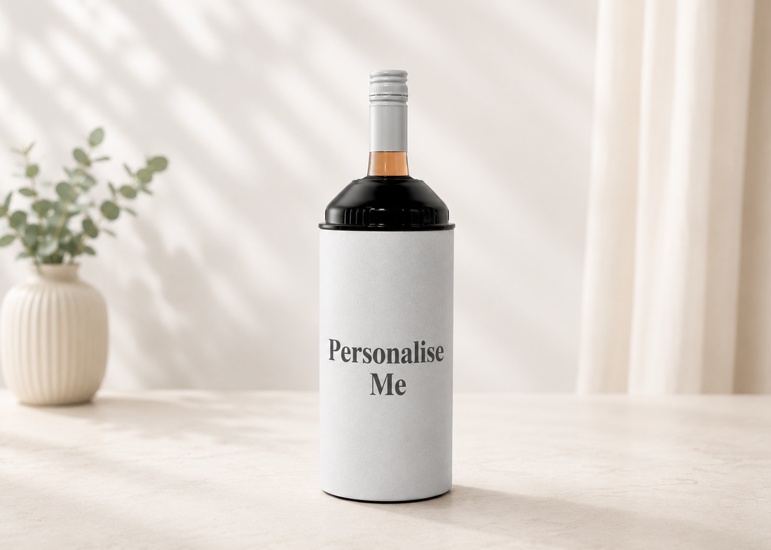 Personalised Wine Cooler: Blank or Custom Design