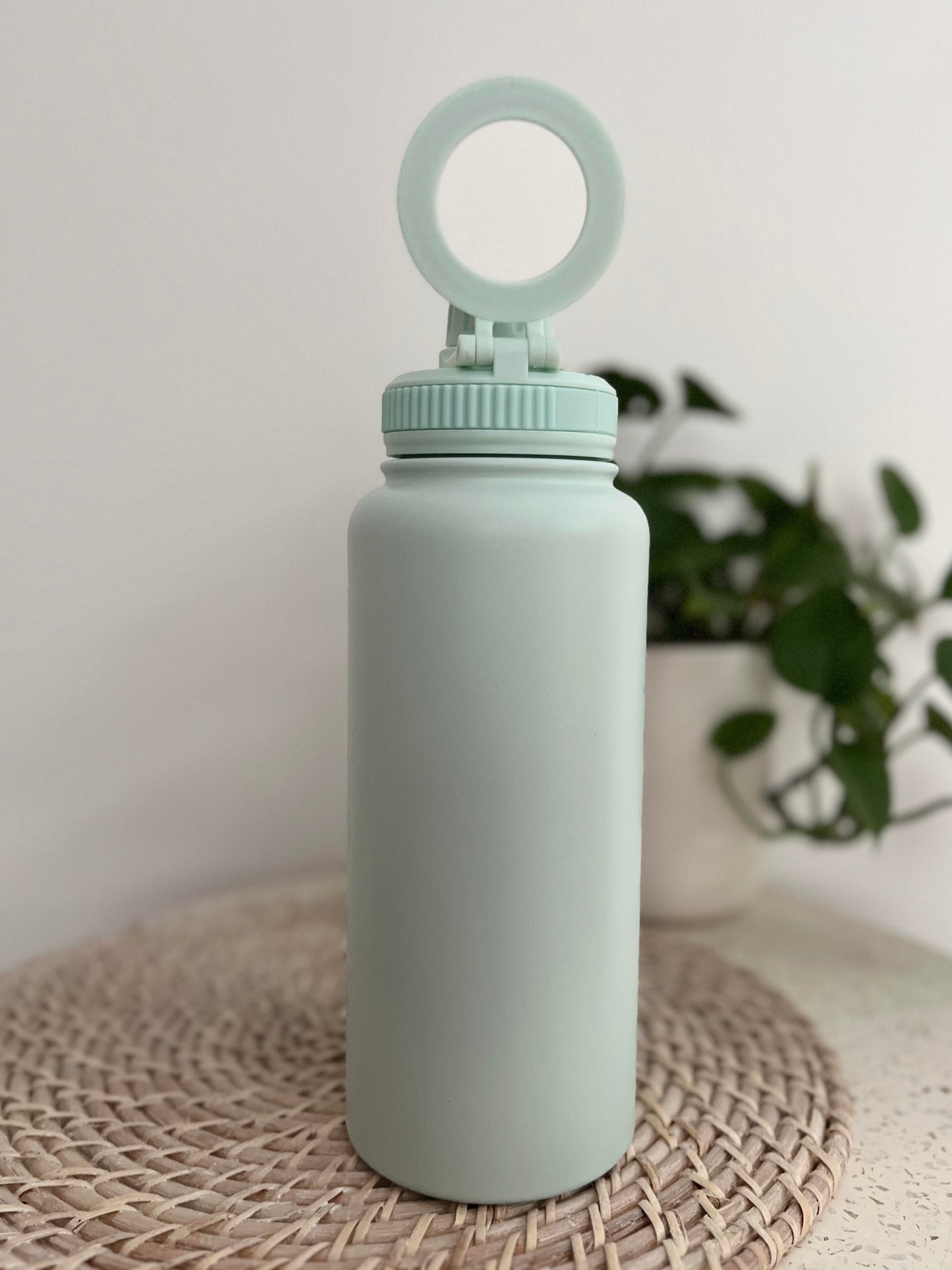 Personalised Stainless Steel Water Bottle 1 Litre Two Lids