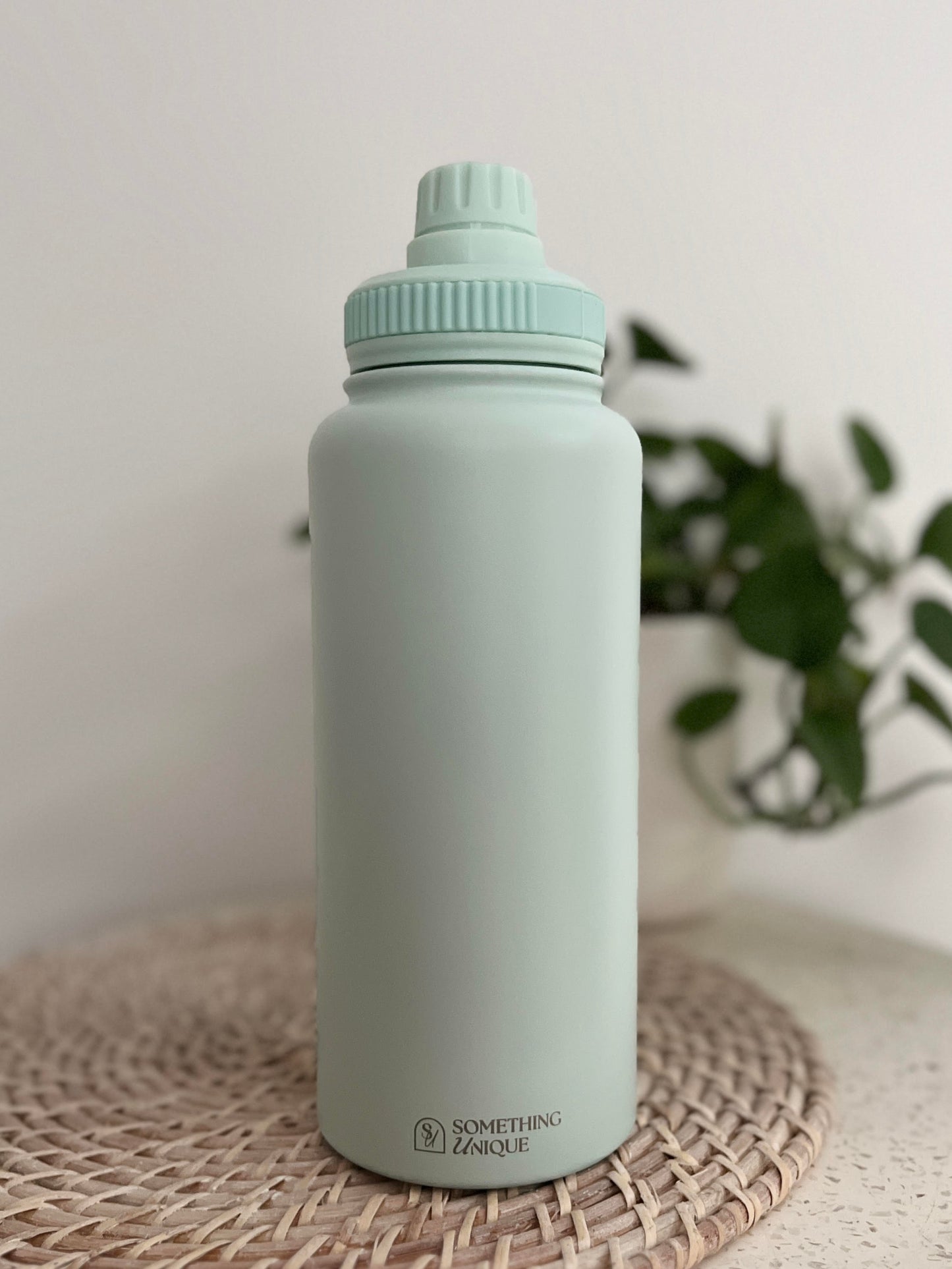 Personalised Stainless Steel Water Bottle 1 Litre Two Lids