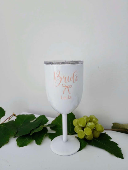 Personalised Wine Goblet: Blank or Custom Design