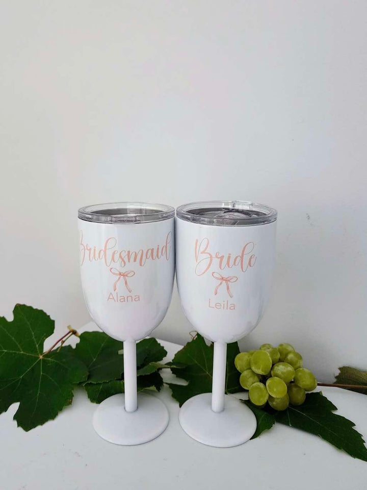 Personalised Wine Goblet: Blank or Custom Design