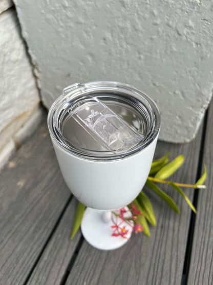 Personalised Wine Goblet: Blank or Custom Design